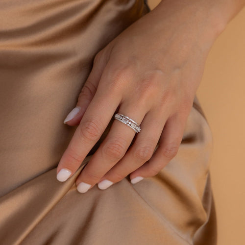 Dainty Diamond Stacking Ring Set: Sparkle in Every Stack