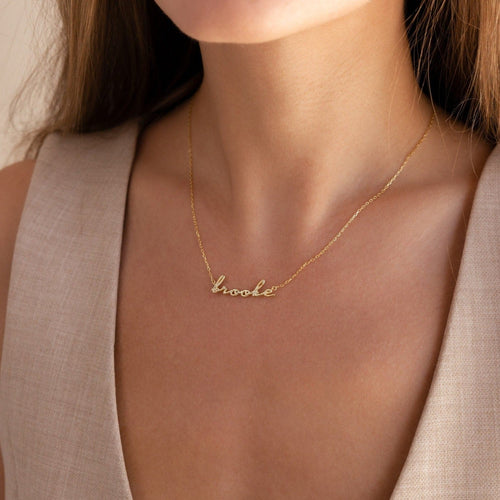 Personalize Your Style with the Whimsical 3D Bubble Name Necklace