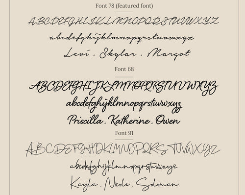 Tiny Venice Name Necklace