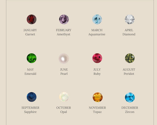 Triple Opal Birthstone Huggies