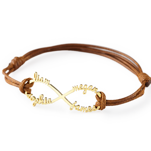 Personalized Infinity Bracelet