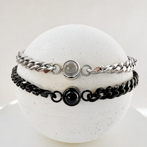 Cuban Chain Photo Bracelet