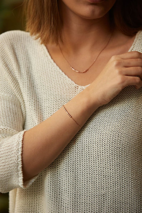 Personalized Morse Code Bracelet