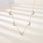 Pave Butterfly Necklace