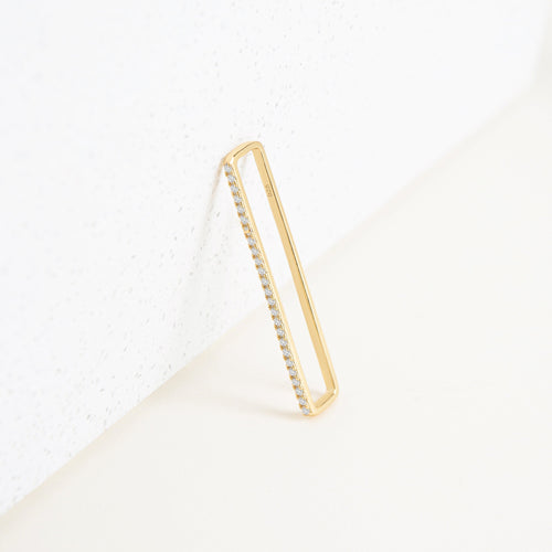 Pave Bar Ear Cuff