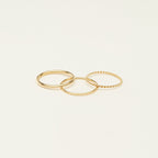 The Thin Stacking Rings Set