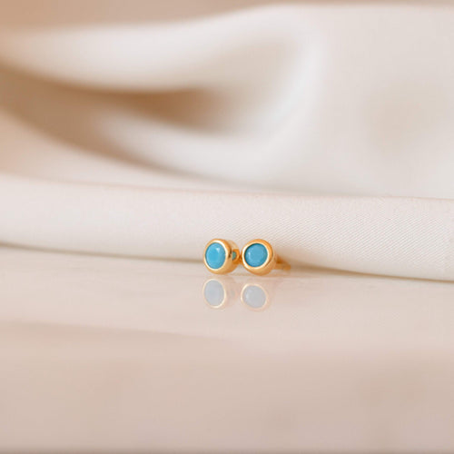 Ariel Turquoise Stud Earrings
