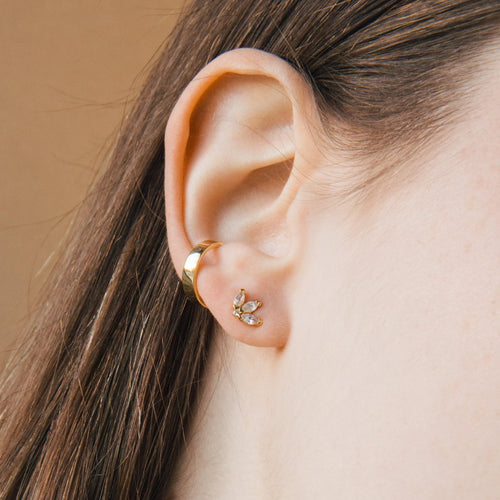 Arya Petal Stud Earrings