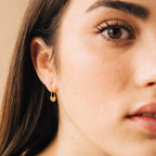 Ava Minimalist Safety Pin Earrings