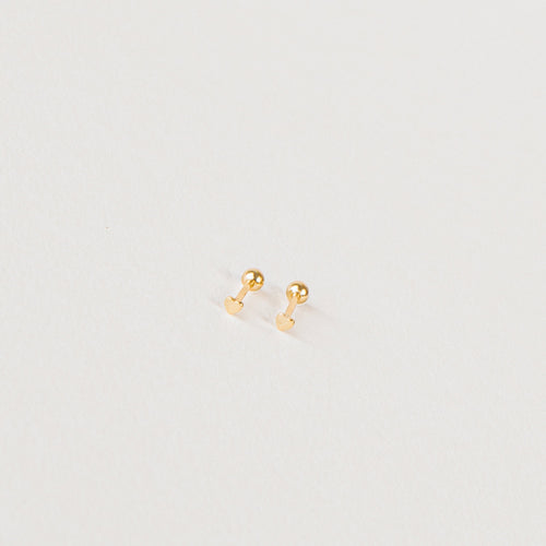 Tiny Heart Studs
