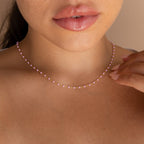 Pink Station Necklace