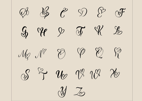 Initial Heart Necklace