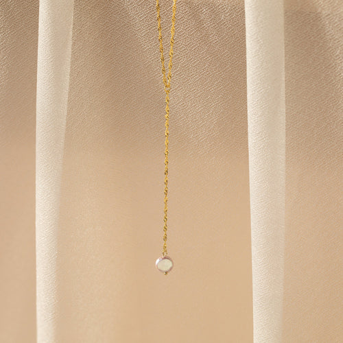Pearl Lariat Y Necklace
