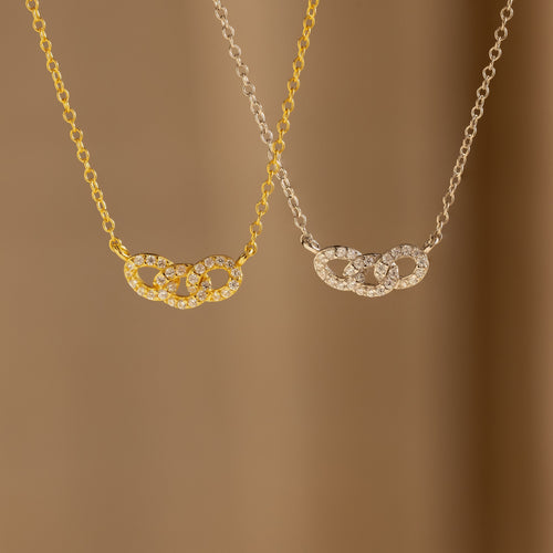 Pave Link Necklace