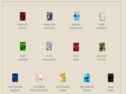 Toi et Moi Birthstone Necklace