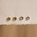 Labradorite Hexagon Studs