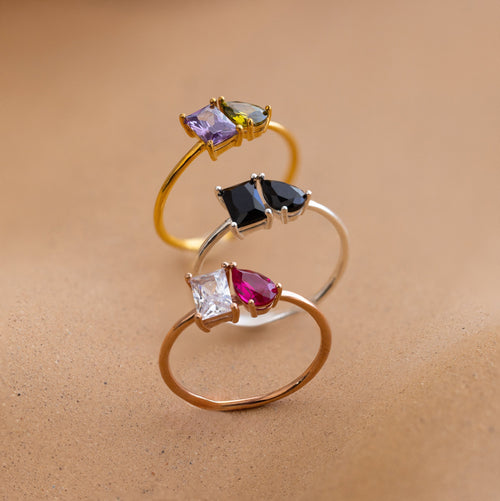 The Toi et Moi Birthstone Ring