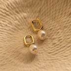 Freshwater Pearl Drop Hoops