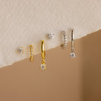 Classic Diamond Earrings Set