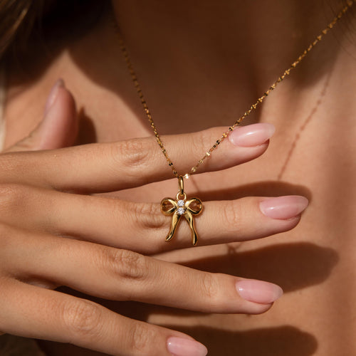 Knot of Love Diamond Bow