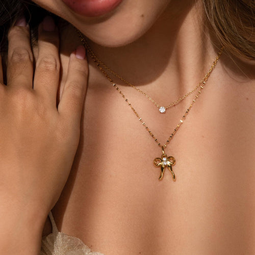 Knot of Love Diamond Bow