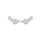 2 ctw Round Lab Grown Diamond Earrings 14K White Gold, DE, VS1