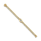 2 ctw Emerald Lab Grown Diamond Solitaire Bracelet - 7 Inches 14K Yellow Gold, E, VS1 | 2 ct Center