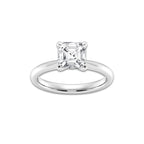 1.50 ctw Asscher Lab-Grown Diamond Solitaire Engagement Ring in 14K White Gold for Women | Colorless D, VVS1 Clarity, IGI Certified