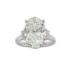 Bora Bora Ring 18K White Gold, E, VS1 | IGI Certified, 10 ct Center