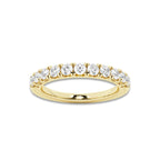 Iliana 1/2 ctw Round Lab Grown Diamond Eleven-Stone Wedding Band 14K Yellow Gold, DE, VS1