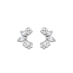 2 ctw Multi-Shape Lab Grown Diamond Earrings 14K White Gold, DE, VS1