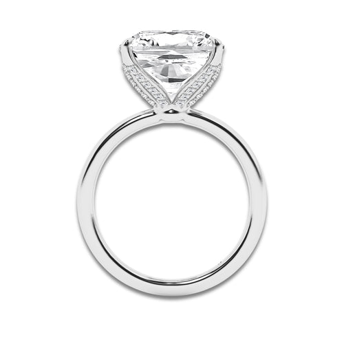 10 1/4 ctw Cushion Lab Grown Diamond Engagement Ring D, VVS | IGI Certified,