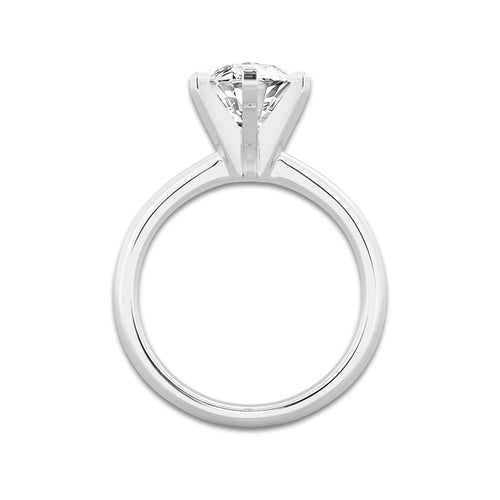 3.00 ctw Marquise Lab-Grown Diamond Minimalist Engagement Ring in 14K White Gold for Women | D Color, VVS1 Clarity, IGI Certified