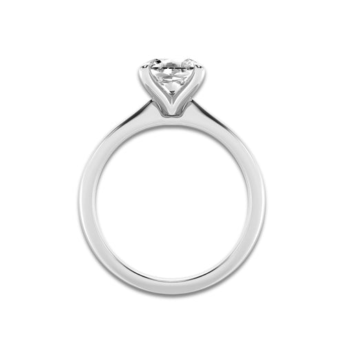 1.50 ctw Asscher Lab-Grown Diamond Solitaire Engagement Ring in 14K White Gold for Women | Colorless D, VVS1 Clarity, IGI Certified