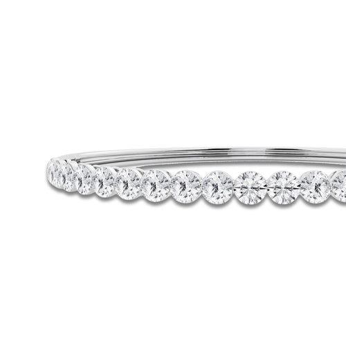 Boundless Orbit Bangle 14K White Gold, DE, VS1