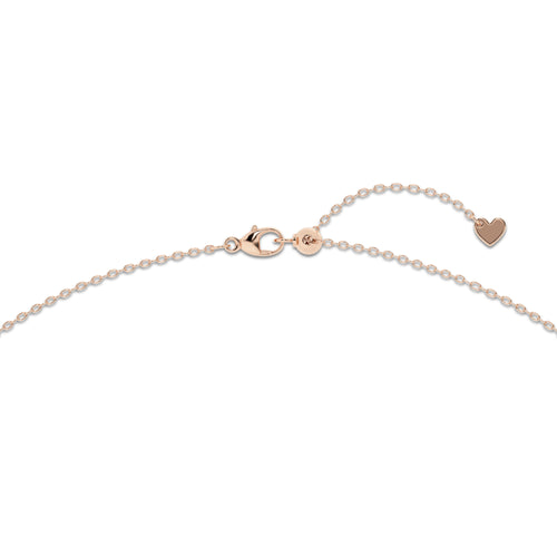 5.7x5.5 mm Cushion Cut Created Amethyst and 1/5 ctw Round Lab Grown Diamond Halo Pendant with Adjustable Chain 14K Rose Gold