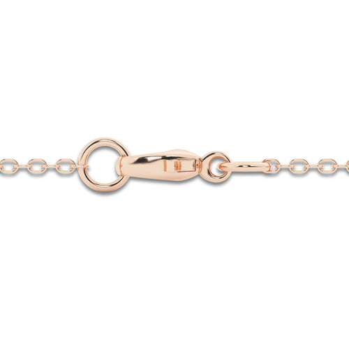 1 1/2 ctw Flower Lab Grown Diamond Three Station Bracelet - 6 Inches 14K Rose Gold, E, VS1