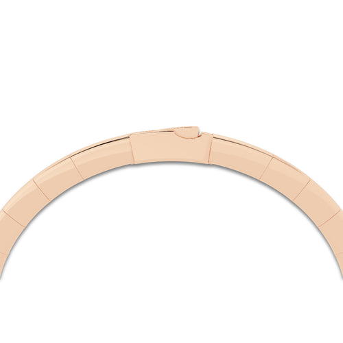 1 7/8 ctw Curve River Bangle Bracelet 14K Rose Gold, DE, VS1