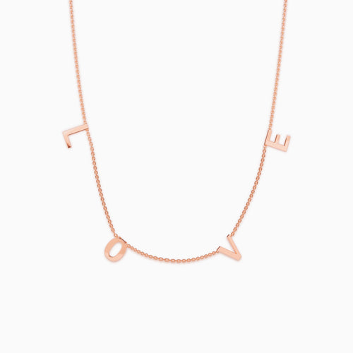 The LOVE Letter Necklace