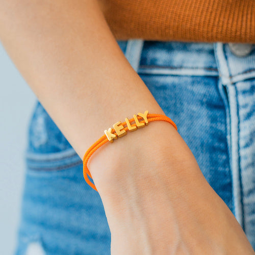 Personalized Adjustable Name Bracelet