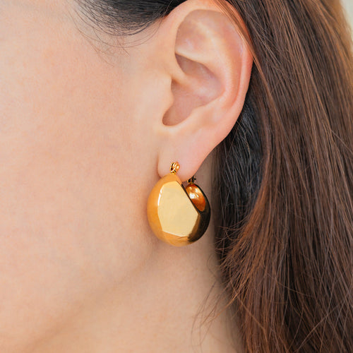 Sculpted Hoop Earrings