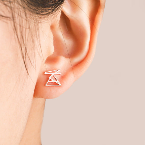 Monogram Name Earrings