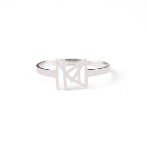 Monogram Name Ring