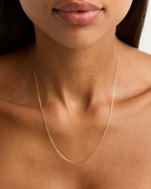 Yellow Gold Vermeil 21" Signature Chain Necklace