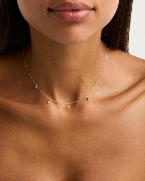 White Gold Vermeil Grace Choker