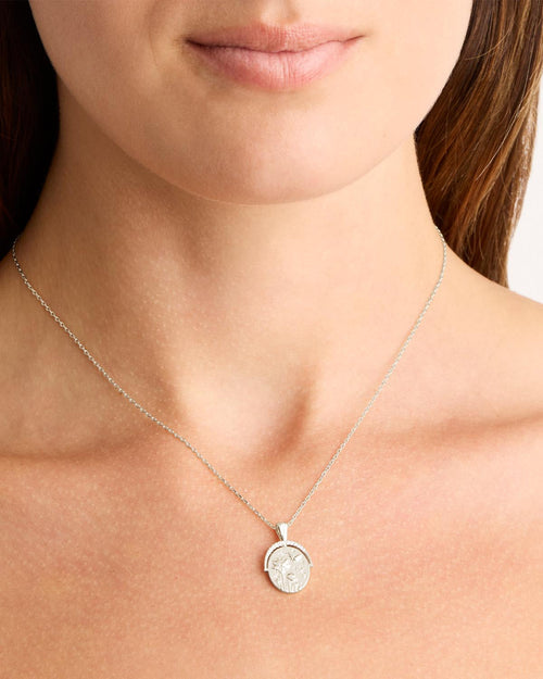 White Gold Vermeil Everything You Are Is Enough Small Necklace