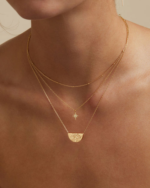 Yellow Gold Vermeil Starlight Necklace