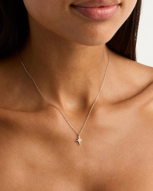 White Gold Vermeil Starlight Necklace