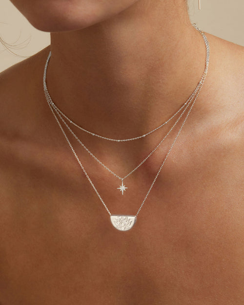 White Gold Vermeil Starlight Necklace
