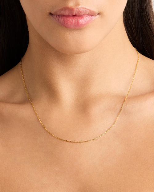 Yellow Gold Vermeil 18" Signature Chain Necklace